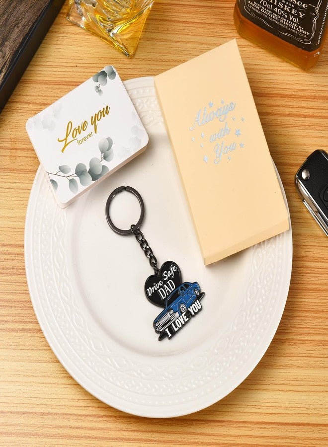 فينهو سلسلة مفاتيح Venhoo Drive Safe للأب - هدايا أحبك يا أبي من الابنة أو الابن أو الزوجة، فكرة هدية سلسلة مفاتيح للأب في عيد الأب، أو عيد الميلاد، أو عيد الميلاد مع علبة هدايا وبطاقة تهنئة - Image 4