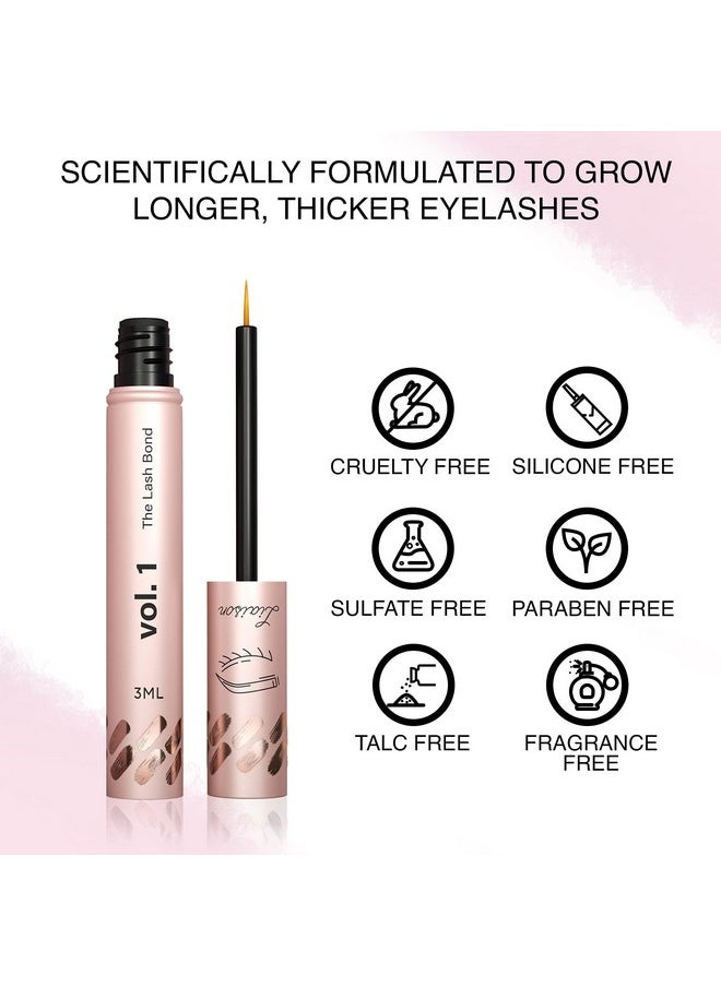 Liaison - Lash Bond Eyelash Growth Serum Natural Peptide Lash Boost & Enhancer For Longer Fuller & Thicker Lashes Vegan Cruelty Free Paraben Free Talc Free & Irritation Free Formula - Image 1
