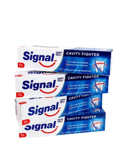 Toothpaste fight against cavities 4 pcs 25 ml