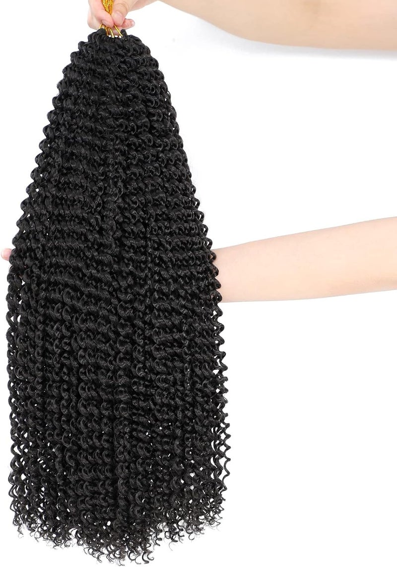 Dansama 6 Packs Passion Twist Hair Water Wave Braiding Hair for Butterfly Style Crochet Braids Bohemian Hair Extensions (24inch, #2, Economy Pack) - Image 1