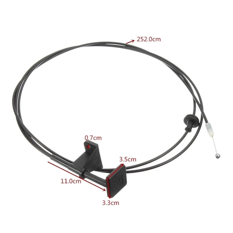 Wivplex Hood Release Cable for Honda Civic 1996-2000 - Image 2