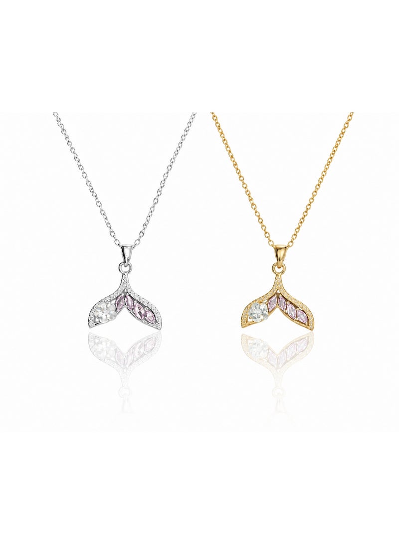 RAFAL Sparkling Zircon Pendant Necklace for Women – Elegant Gold-Plated Luxury Dainty Chain, Premium Sophisticated Jewelry Accent for Special Occasions, Birthdays & Luxury Gifting - Image 1