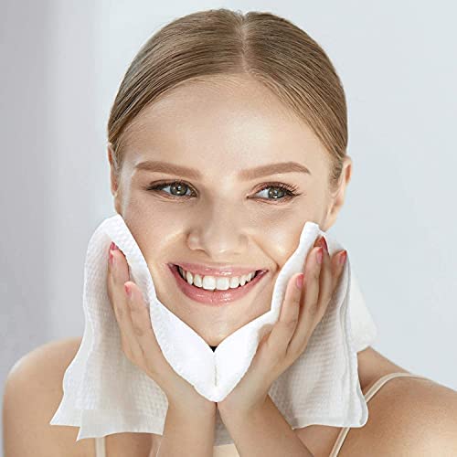 Iktu Large & Thick Compressed Disposable Towels - Soft, Durable, Reusable Magic Tissue - Travel, Home, Outdoor Hand Towels - (Size-9 x 12 Inch) (50 pcs, White) - Image 3