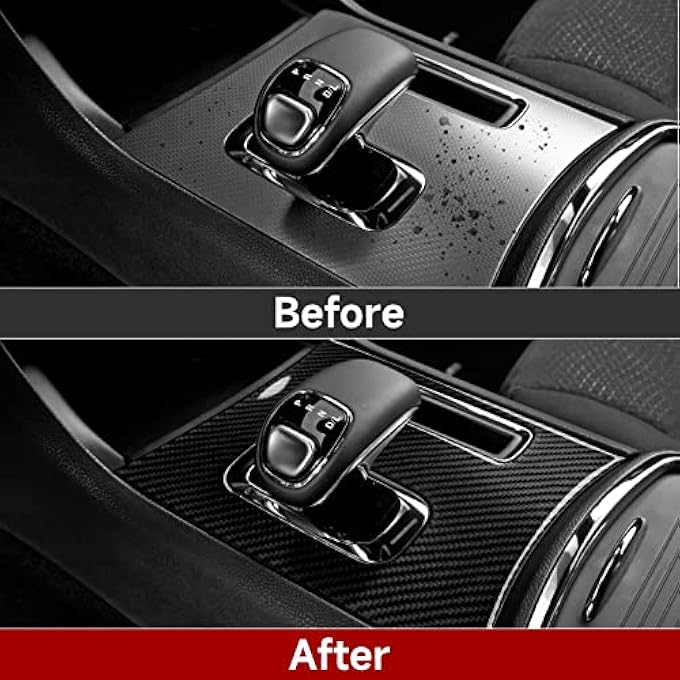 rayihni Car Carbon Fiber Gear Shift Panel Decals for 2011 2012 2013 2014 Charger 300 Accessories Interior Stickers - Image 4
