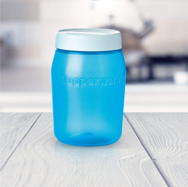 Tupperware Plastic Storage Container - 1.5 Litre  1 Piece  Blue - Image 3