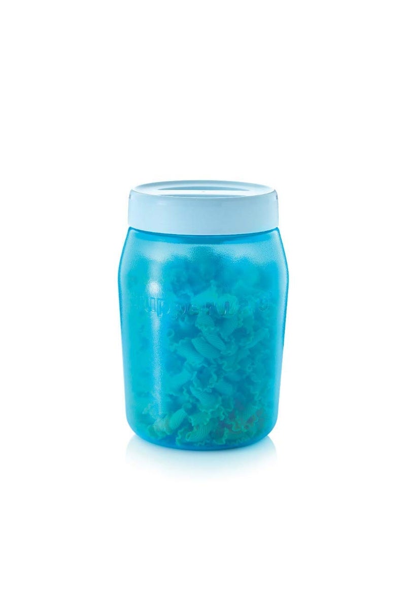 Tupperware Plastic Storage Container - 1.5 Litre  1 Piece  Blue - Image 2
