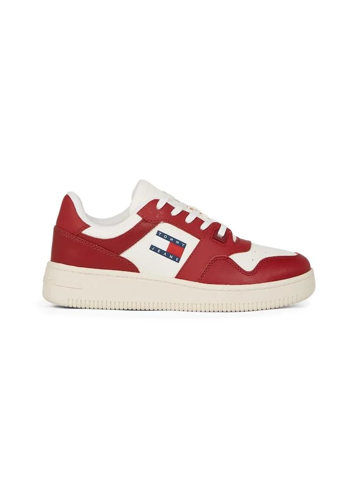 TOMMY JEANS Logo Detail Lace Up Low Top Sneakers