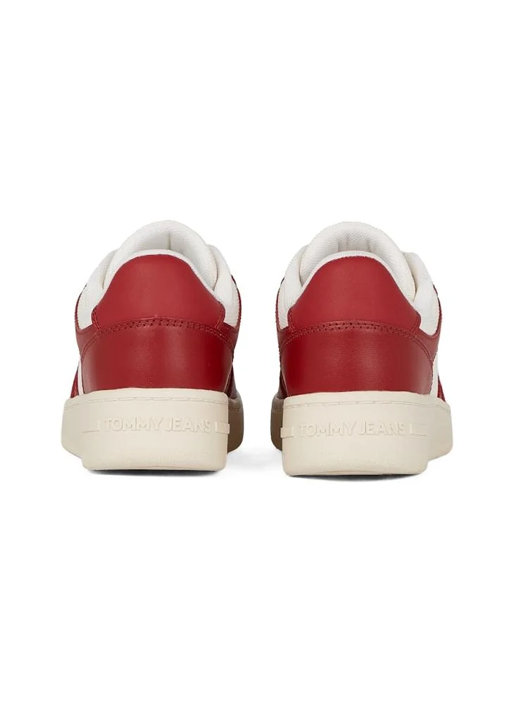 TOMMY JEANS Logo Detail Lace Up Low Top Sneakers