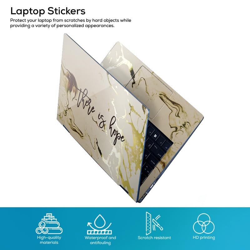 Galaxsia DSGN 197 Full Body Laptop Skin Bubble-Free| Laminated & Removable | HD Quality Sticker for Laptops Upto 15.6 Inches Compatible with Hp/Dell/Acer/Lenovo/Asus etc - Image 2