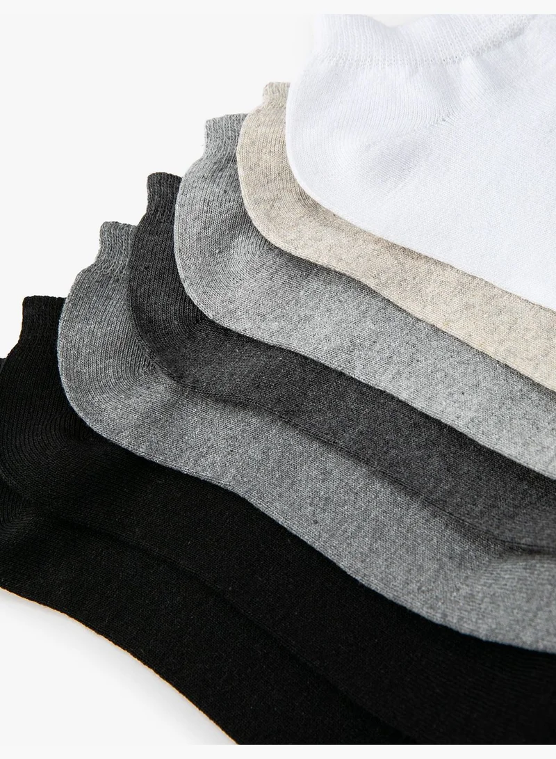 KOTON Basic 7-Pack Bootie Socks Set