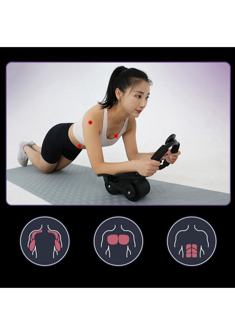 Abdominal  Wheel with Timer, Automatic Rebound Abdominal Wheel, Ab Abdominal Exercise Roller with Elbow Support, Abs Workout Equipment Ab Exercise Roller for Women Men - pzsku/ZB3A35C3797700F426537Z/45/_/1736229869/aa1f1350-4c21-4cce-967e-dd803f9f9708