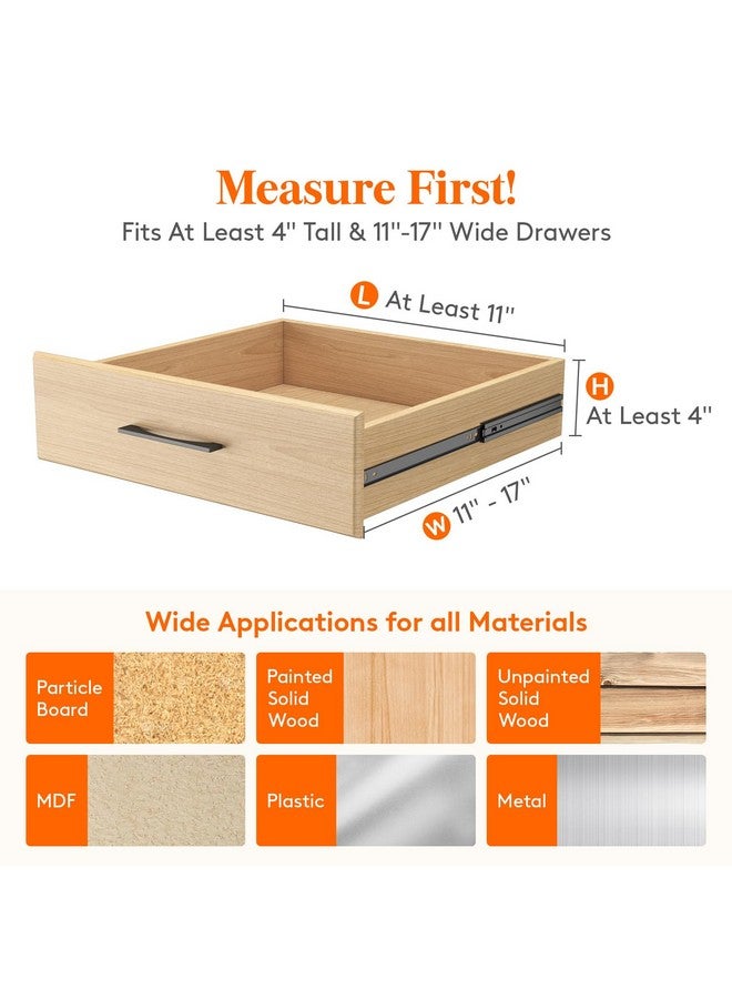 Lifewit 5 Pack Drawer Dividers 4" High, 11-17" Adjustable Dresser Drawer Organizers for Clothes, Expandable Dresser Separators in Bedroom/Bathroom/Kitchen/Vanity/Office Organization and Storage, Beige - Image 2