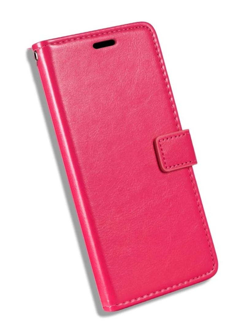 Generic ITEL S32 Wallet Case, Premium PU Leather Magnetic Flip Case Cover with Card Holder and Kickstand for ITEL S32 LTE  - Image 1
