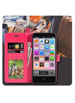 Generic ITEL S32 Wallet Case, Premium PU Leather Magnetic Flip Case Cover with Card Holder and Kickstand for ITEL S32 LTE  - Image 3