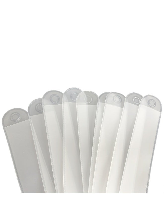 30 Pieces Transparent Plastic Pen Pouches PVC Translucent Pen Pouch Sleeve Holder Single Pen Bag Case Pencil Bag Single Pen Storage Bags Organizers for School Office Home Use - Image 1