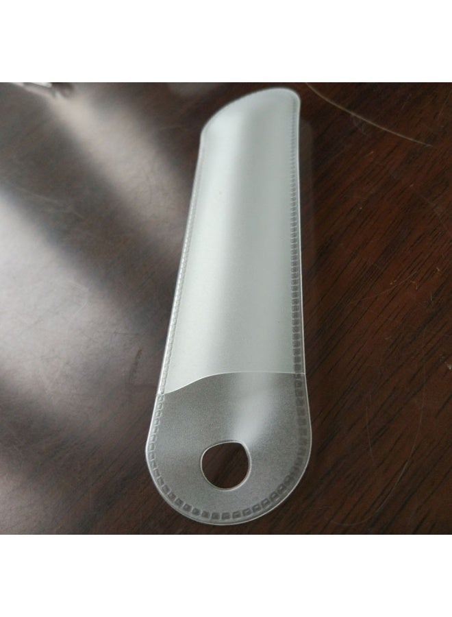 30 Pieces Transparent Plastic Pen Pouches PVC Translucent Pen Pouch Sleeve Holder Single Pen Bag Case Pencil Bag Single Pen Storage Bags Organizers for School Office Home Use - Image 3