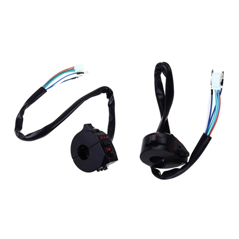 Motorcycle Left Handlebar Switch Assembly Turn Signal Horn Universal Street Scooter - Image 2