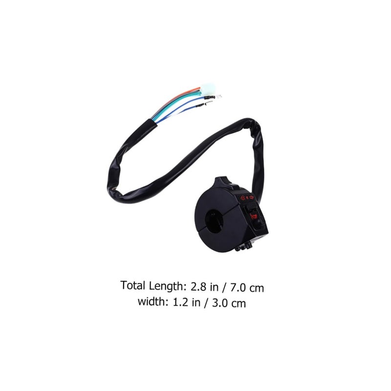 Motorcycle Left Handlebar Switch Assembly Turn Signal Horn Universal Street Scooter - Image 3