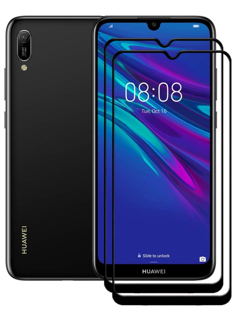 ACLIX 2 Pieces Antistatic ESD Dustproof Premium Quality High Definition Tempered Glass Screen Protector Designed For Huawei Y6 (2019) - Image 1