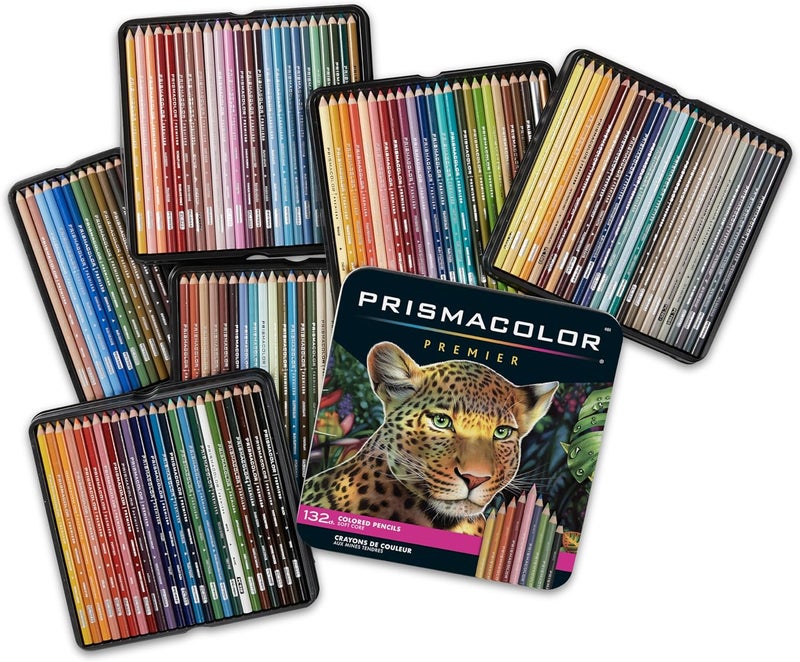 Prismacolor Premier Colored Pencils, Soft Core, 132 Pack - Image 1