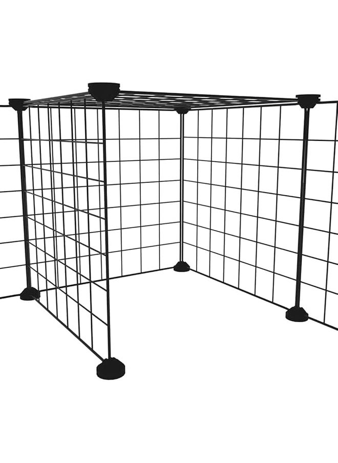 Pet Playpen Spliced Fence Cage Dog Enclosure Panels Puppy Rabbit Cat Foldable Storage Stackable Shelf