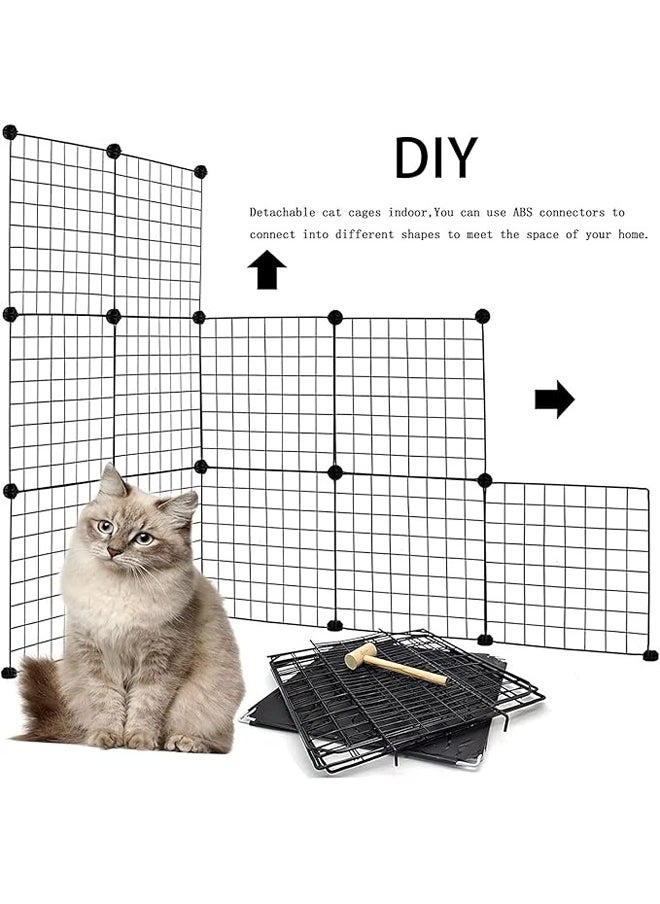 Pet Playpen Spliced Fence Cage Dog Enclosure Panels Puppy Rabbit Cat Foldable Storage Stackable Shelf