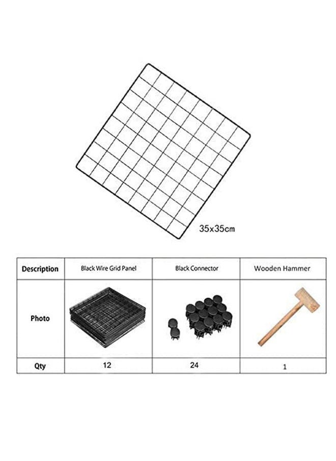 HQ-GAMING - Pet Playpen Spliced Fence Cage Dog Enclosure Panels Puppy Rabbit Cat Foldable Storage Stackable Shelf - Image 1