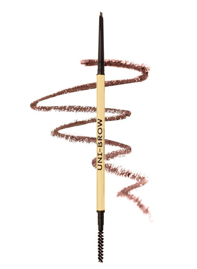 Winky Lux Uni Brow Precision Eyebrow Pencil, Dual Sided with Spoolie, Longwearing Waterproof Eyebrow Crayon, Define Ultra Fine Tip to Shape and Fill Brows, Brown, Blonde and Taupe Universal Shade - Image 1