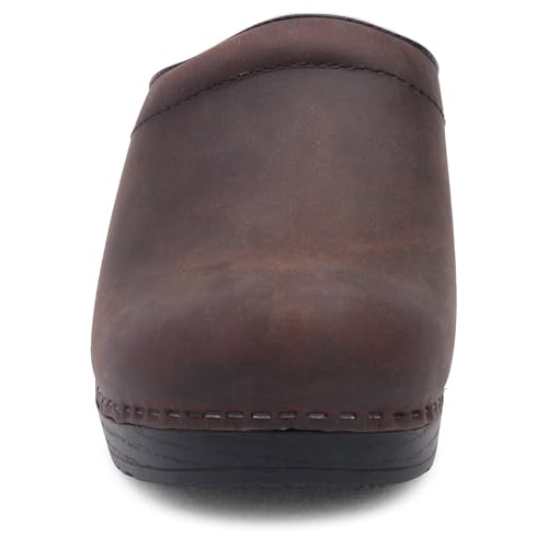 Dansko Women's Sonja Antique Brown/Black Sole Mule 6.5-7 M US - Image 4
