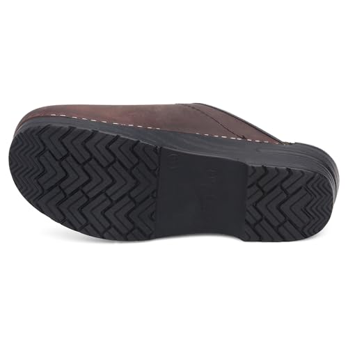 Dansko Women's Sonja Antique Brown/Black Sole Mule 6.5-7 M US - Image 3