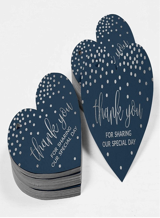 Inkdotpot Silver Foil Paper Hang Tag Thank You for Sharing Our Special Day Bridal Shower-Baby Shower-Retirement-Wedding-Birthday Favor Tag 100 Pieces - Image 4