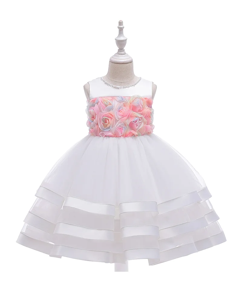 Mark & Mia Mark & Mia Rose Embellished and Bow Detailed Party Dress - White