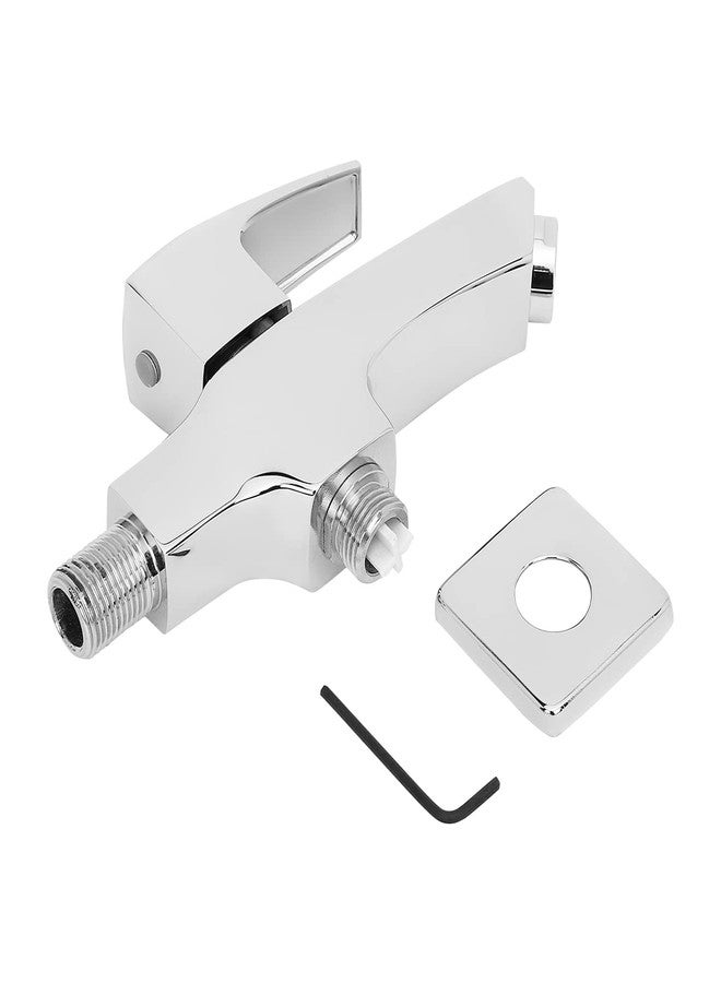 Hindware Italian Collection F520005CP Avior 2 Way Bib Cock with Wall Flange, Brass with Chrome Finish - Image 5