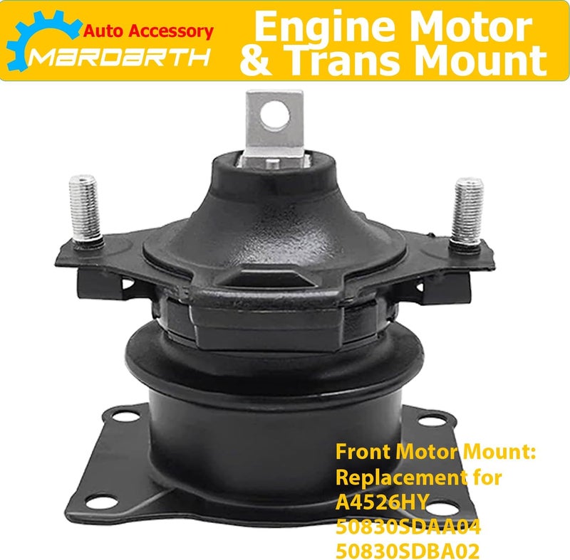 Mardarth Engine Motor and Transmission Mount Set for 2003-2007 Accord LX EX SE 3.0L Automatic - Image 3