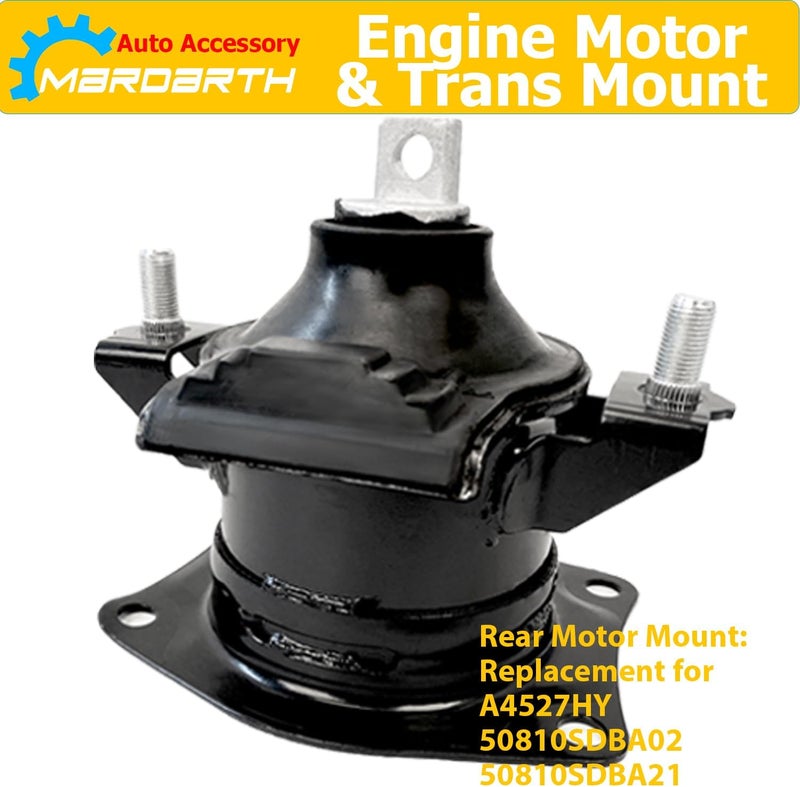 Mardarth Engine Motor and Transmission Mount Set for 2003-2007 Accord LX EX SE 3.0L Automatic - Image 4