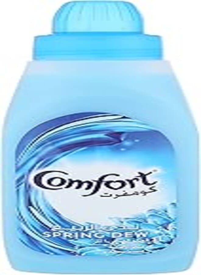 Comfort منعم الأقمشة كومفورت برائحة ندى الربيع الأزرق 1 لتر 