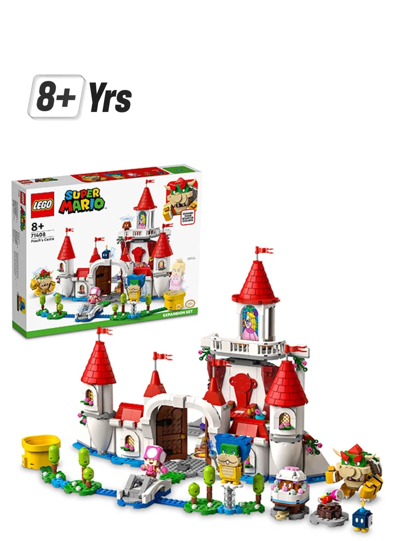 LEGO Super Mario Peach’S Castle Expansion Set 71408 Building Kit; Toy Playset For Kids Aged 8 And Over, Featuring Bowser, Ludwig, Toadette, A Goomba And A Bob-Omb, To Combine With A Starter Course (1,216 Pieces)