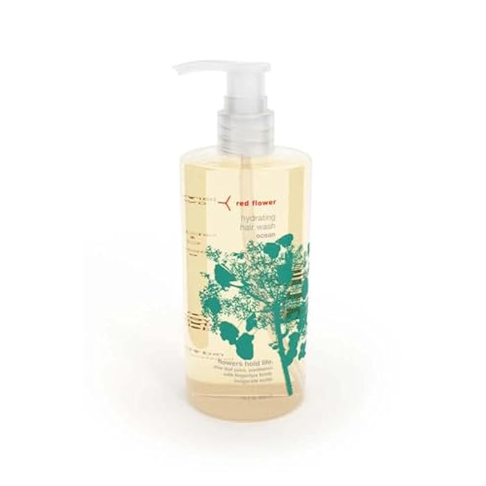 Red Flower Ocean Complete Body & Hair Care Bundle – Body Wash + Lotion + Hydrating Hair Wash + Smoothing Conditioner (4-Piece Spa Set) - Image 2
