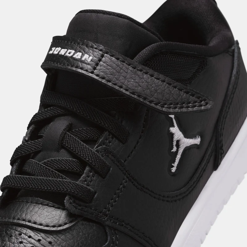 Jordan Black Kids' Access Court Low Shoes (Younger Kids)  | Best Price UAE
