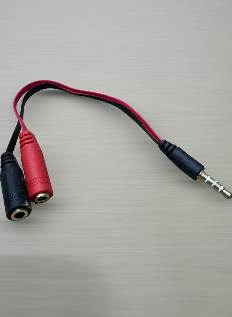 DL converter for cable from 2 jacks to 1 jack