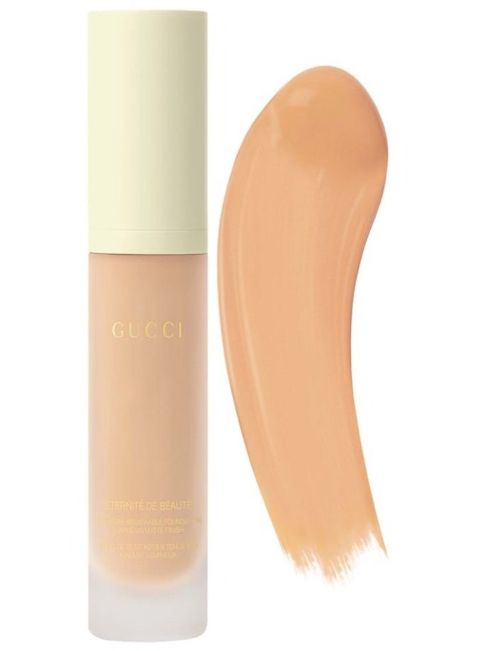 GUCCI Eternité de Beauté Foundation SPF 15 30ml – 24H Long-Lasting Matte Finish 220W Warm Fair Medium - Image 1