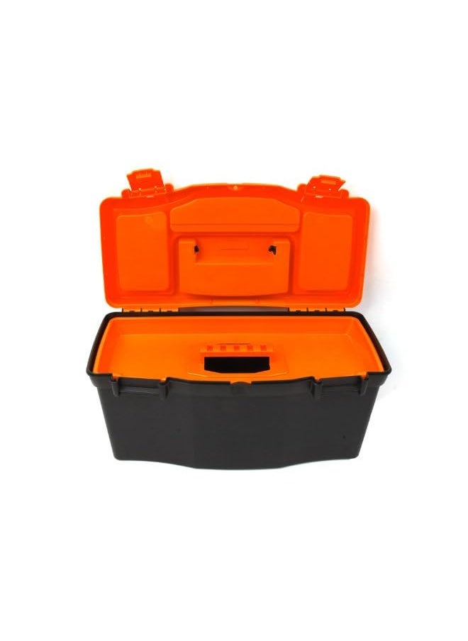 Tactix 16 Inch Plastic Tool Box, Orange/Black - Ttx-320101  - Image 3