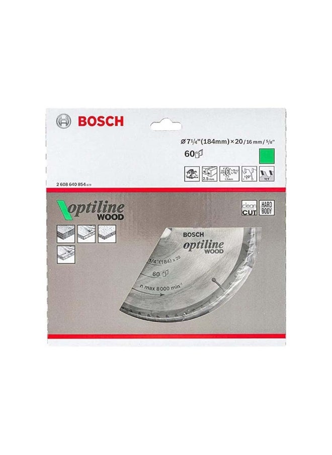 BOSCH Bosch (2608640854) 184MM Optiline Wood Circular Saw  - Image 2
