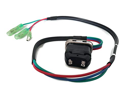Boat Outboard Motor ITACO 703825630200 703825630100 Trim  Tilt Switch A for Yamaha Outboard Motors Remote Control 7038256302 7038256301 Engine