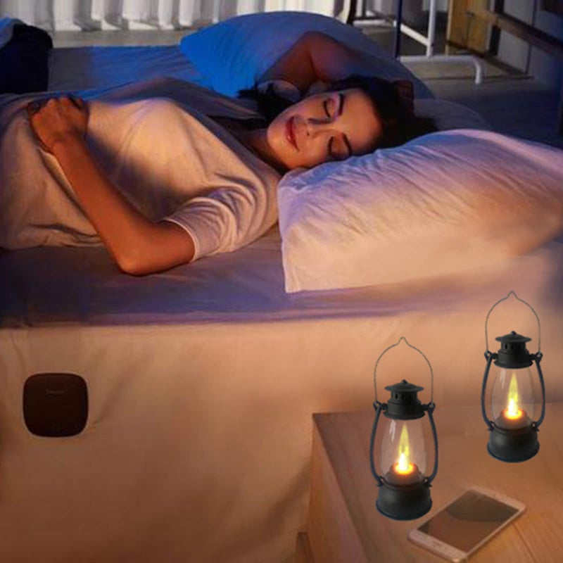 Reperla 5.1 inch Mini Lanterns 6-Pcs LED Candle Small Lanterns Decorative Indoor Outdoor Hanging Light Ornaments Home Decor for Weddings Western Camping Party Halloween Christmas Decorations - Image 5