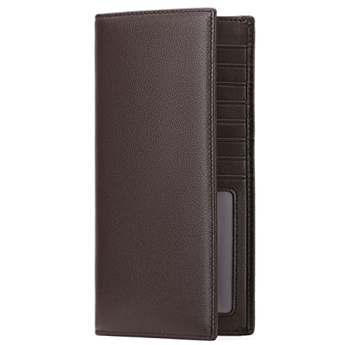 FALAN MULE Wallets for Men Genuine Leather RFID Blocking Slim Mens Wallet Bifold Credit Card Holder for Men - Image 1