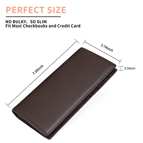 FALAN MULE Wallets for Men Genuine Leather RFID Blocking Slim Mens Wallet Bifold Credit Card Holder for Men - Image 5