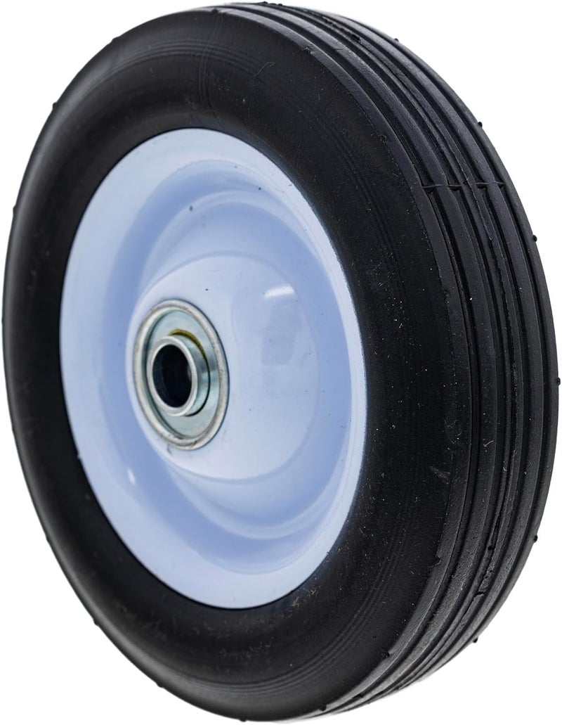 Surefit SureFit 6x15 Wheel Combo Assembly Ribbed Tread Steel 134 Center Hub Universal Lawn Mowers Tractors  - Image 2