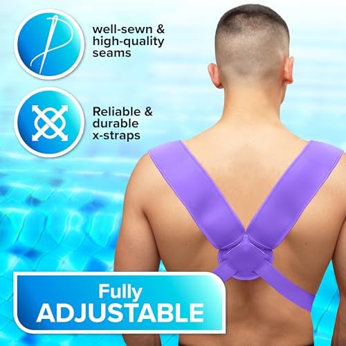 FOR REST WATER Baby Carrier - Premium Neoprene Ergonomic for Warm & Safe Water & Land Fun (4-24 Months) - Adjustable Infant & Toddler Harness – Summer & Winter Baby Carrier (Lilak) - Image 5