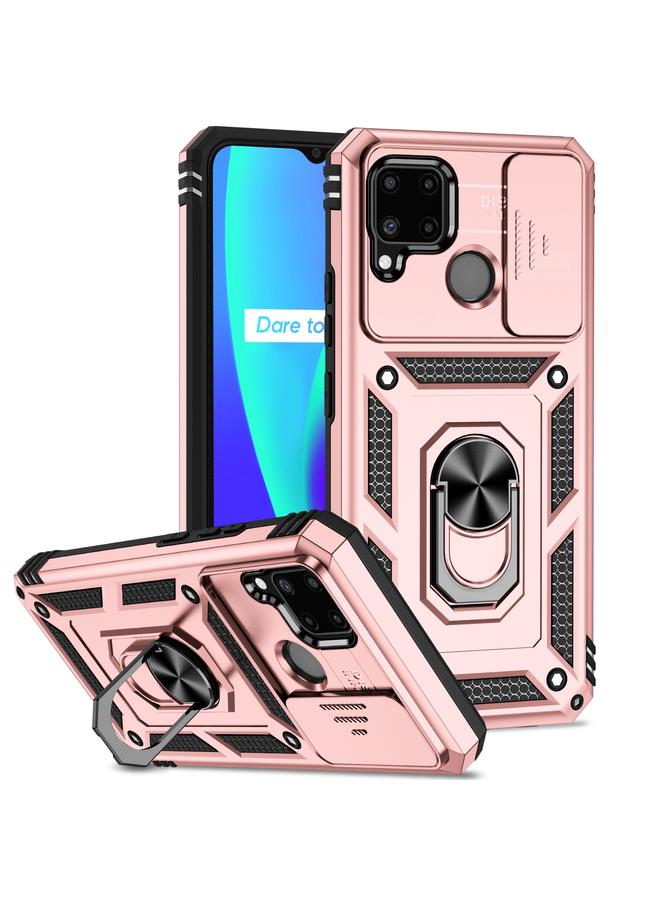 Case For Realme C11 / C12 / C15 Sliding Camshield Holder Phone Case
